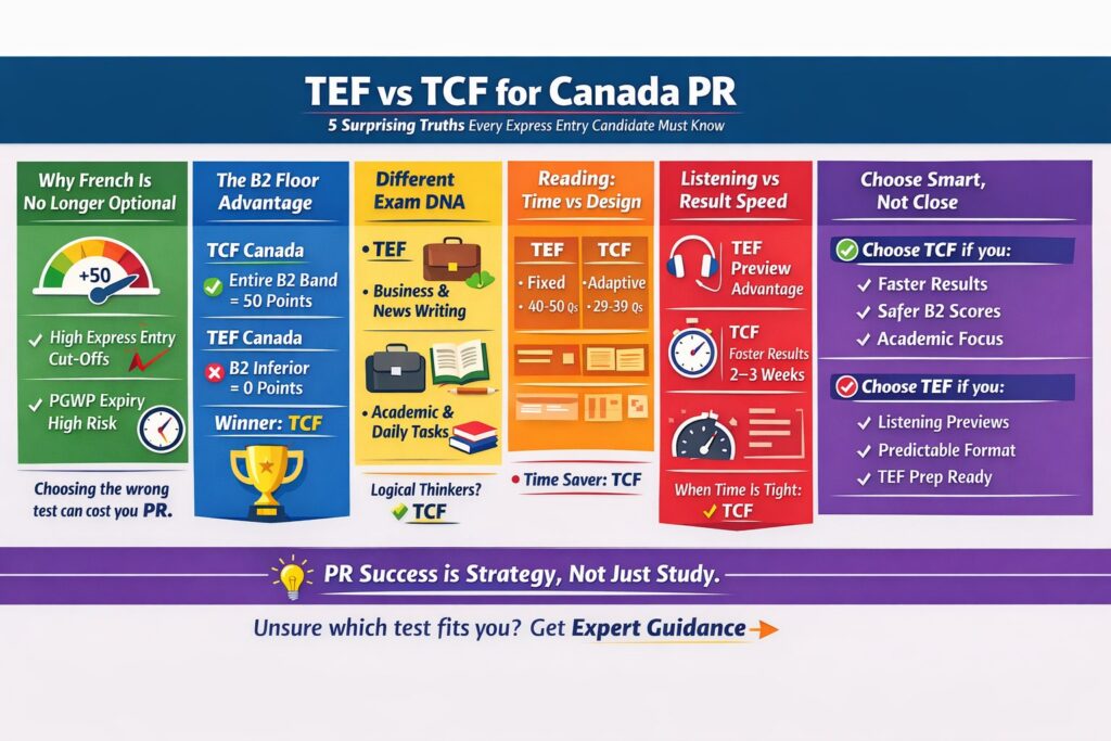 5 Surprising Truths About the TEF vs. TCF for Canadian PR