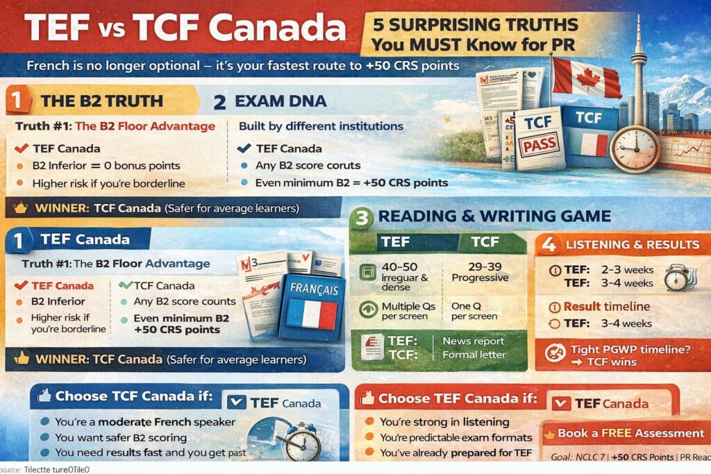 5 Surprising Truths About the TEF vs. TCF for Canadian PR