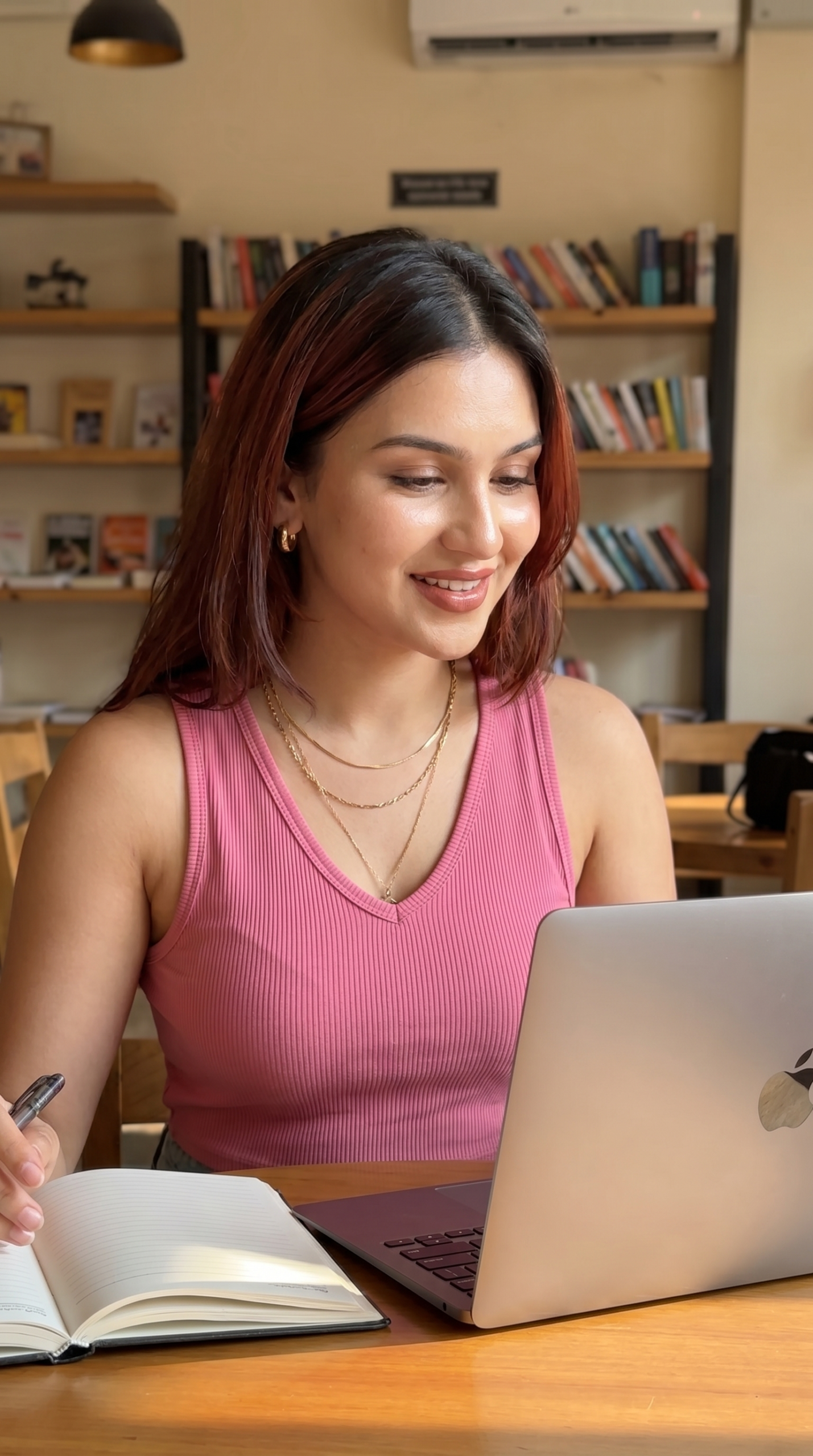Student learning French for Canada PR